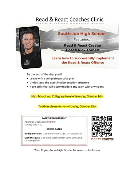 Featuring Coach Rick Torbett